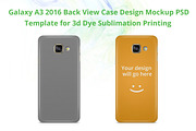 Galaxy A3 2016 3d IMD Case Mock-up