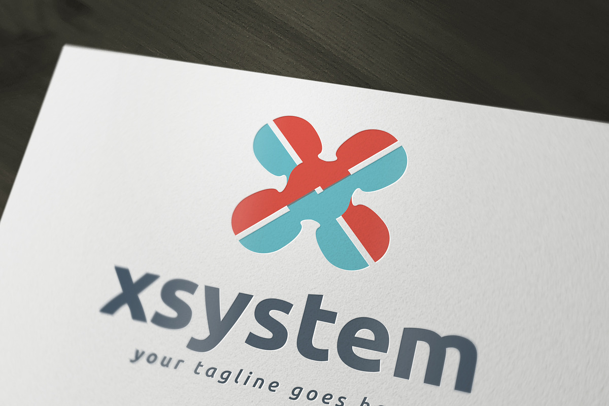 X System Logo Template in Logo Templates - product preview 8