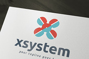X System Logo Template