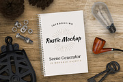Rustic Mockup Scene Generator