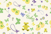 Baby seamless pattern