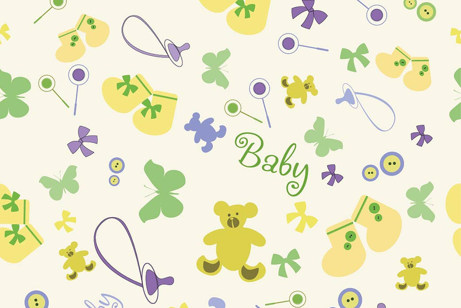 Baby seamless pattern in Patterns - product preview 8