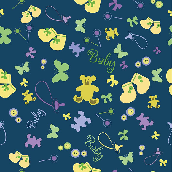 Baby seamless pattern in Patterns - product preview 1