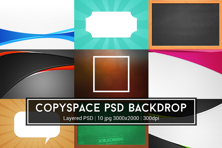 Copyspace PSD Backdrop in Textures - product preview 8