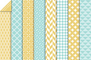 Set of classical seamless patterns