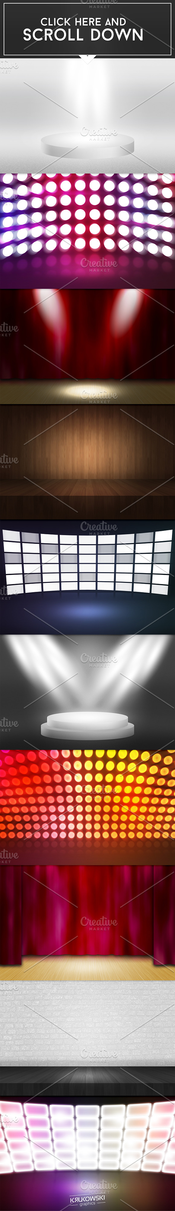 Stage PSD Backdrop in Textures - product preview 1