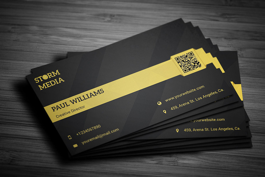 Minimal Corporate Business Card V6 in Business Card Templates - product preview 8