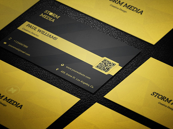 Minimal Corporate Business Card V6 in Business Card Templates - product preview 1