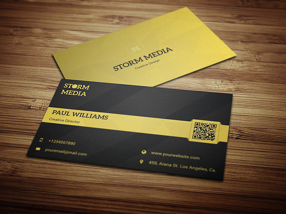 Minimal Corporate Business Card V6 in Business Card Templates - product preview 4