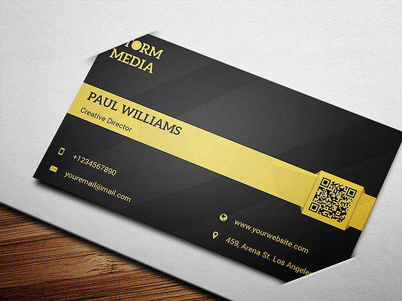 Minimal Corporate Business Card V6 in Business Card Templates - product preview 6