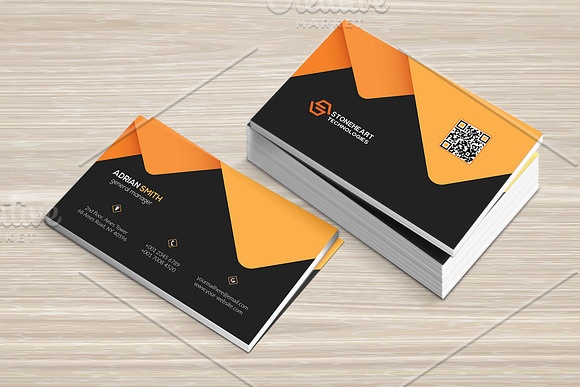Corporate Business Card in Business Card Templates - product preview 2