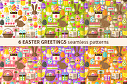 Easter Greetings Flat Tile Patterns
