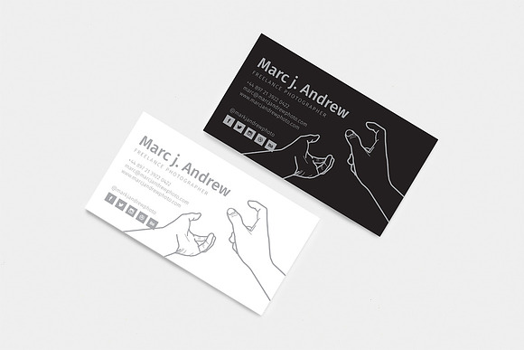 Photographer Business Card in Business Card Templates - product preview 1