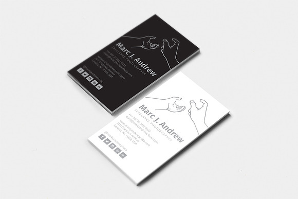 Photographer Business Card in Business Card Templates - product preview 3