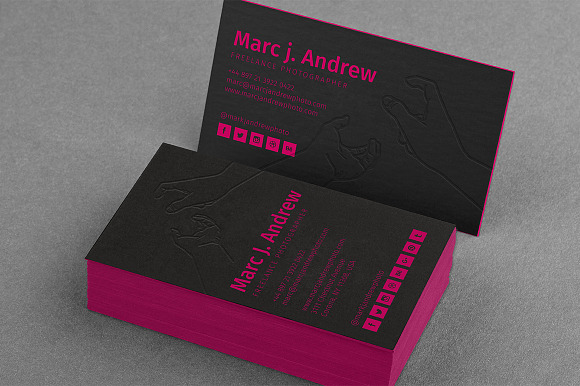 Photographer Business Card in Business Card Templates - product preview 5