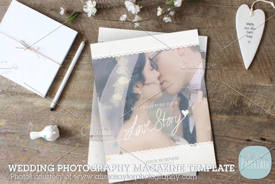 PG009 Wedding Photography Magazine in Magazine Templates - product preview 8