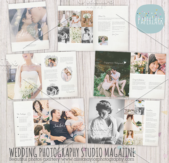 PG009 Wedding Photography Magazine in Magazine Templates - product preview 1