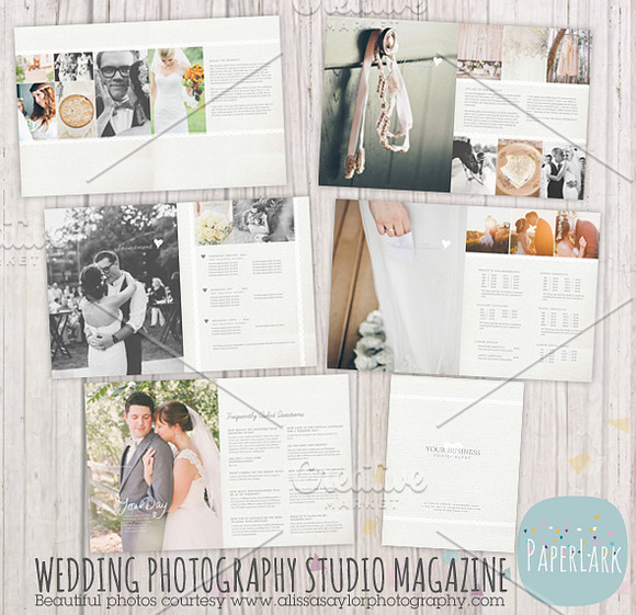 PG009 Wedding Photography Magazine in Magazine Templates - product preview 2