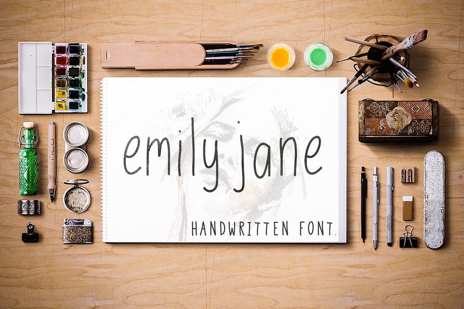 Emily Jane in Display Fonts - product preview 8