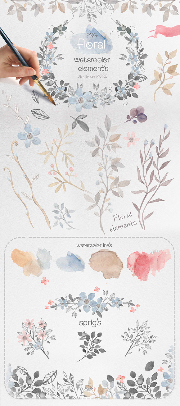 Fairy watercolors  in Illustrations - product preview 2