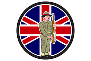 British World War II Soldier 