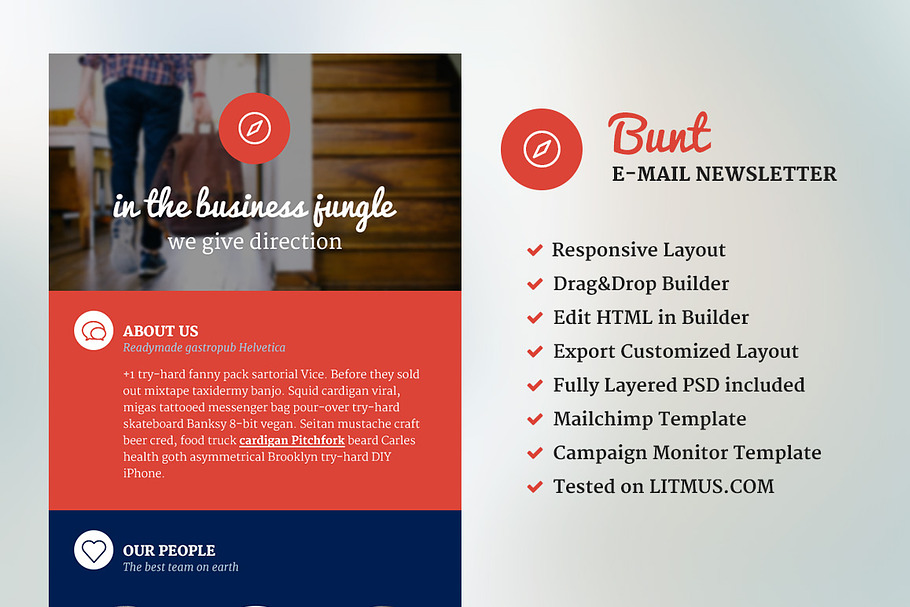 Bunt - Corporate Email Template