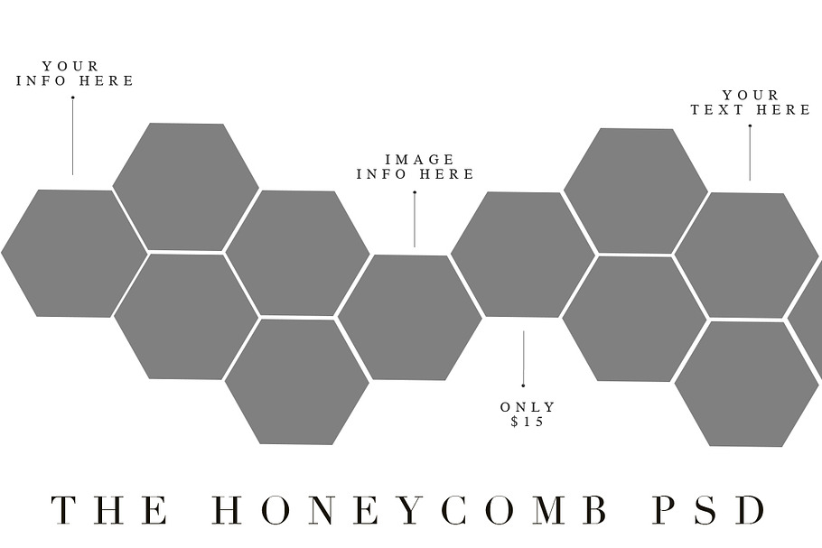 PSD Honeycombe Template in Presentation Templates - product preview 8
