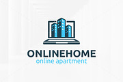 Online Home Logo Template