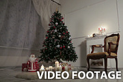 Christmas living room.