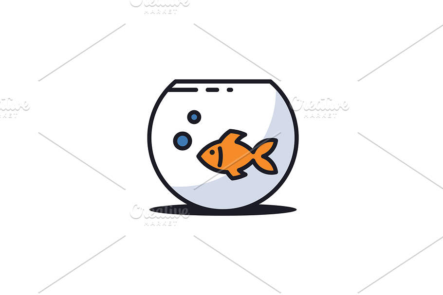 Goldfish Logo Template in Logo Templates - product preview 8
