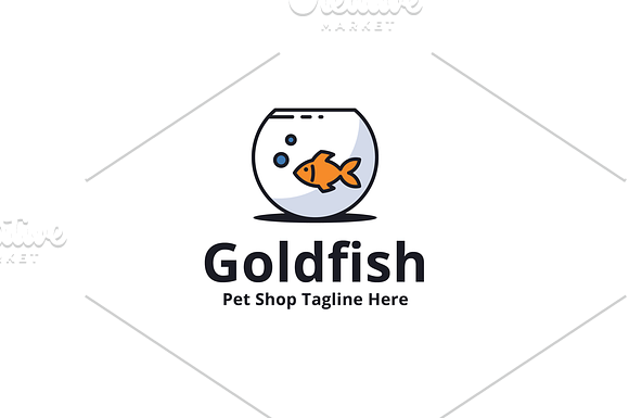 Goldfish Logo Template in Logo Templates - product preview 1