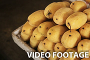 yellow mango on fruit market