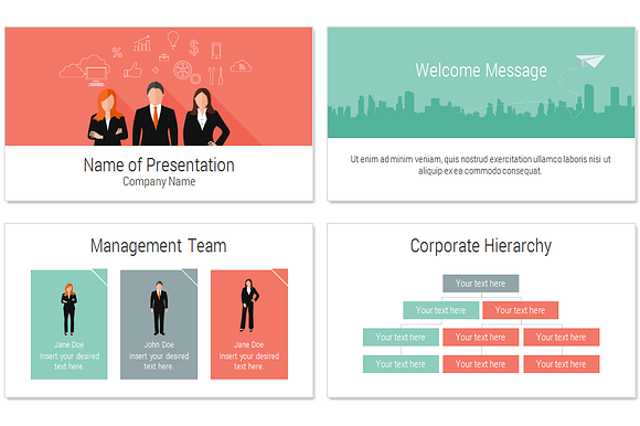 Teamwork PowerPoint Template in Presentation Templates - product preview 2