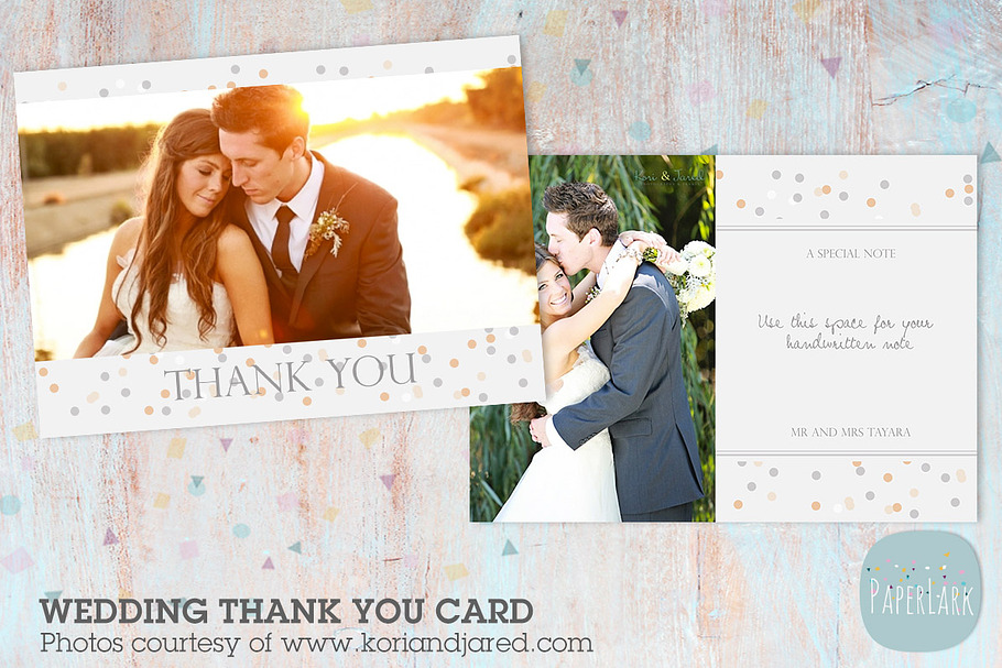 AW011 Wedding Thank You Card