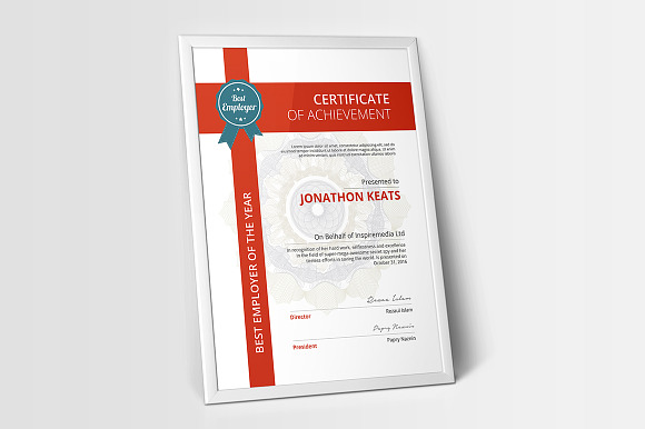 Multipurpose Certificate 02 in Stationery Templates - product preview 4