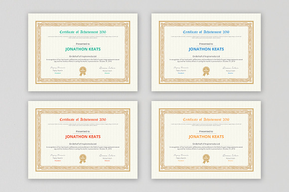 Multipurpose Certificate 01 in Stationery Templates - product preview 4