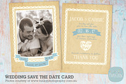 AW005 Wedding Save the Date Card