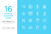 Science and School Icons