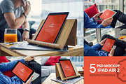 5 PSD Mockup iPad Air Brainstorming