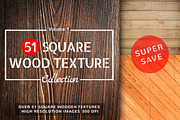 51 Square Wood Texture Vol.1