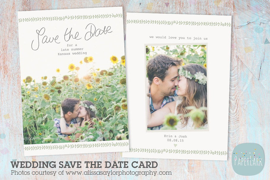 AW019 Save the Date Card Template