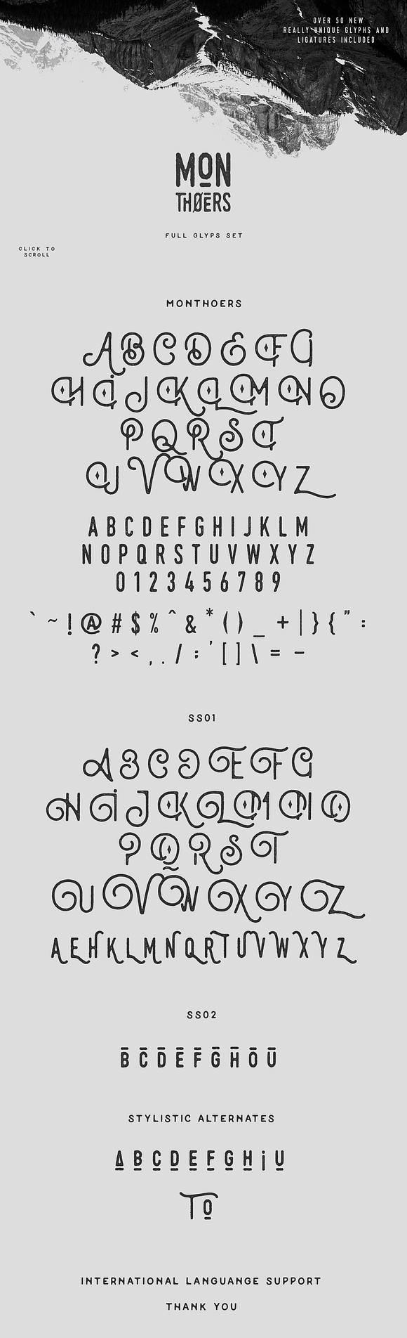 Monthoers Signature - Font Duo in Hipster Fonts - product preview 7
