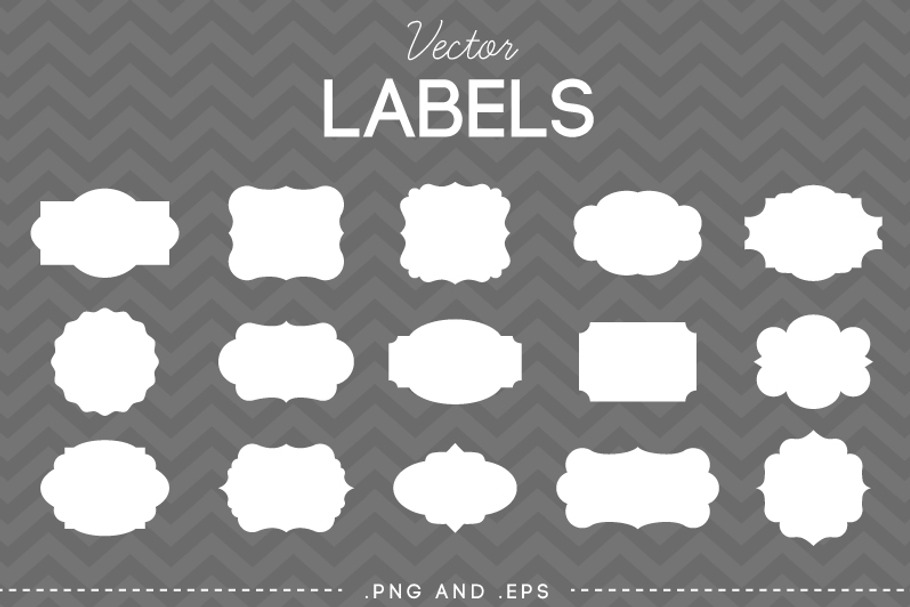 15 Vector Vintage Labels in Illustrations - product preview 8