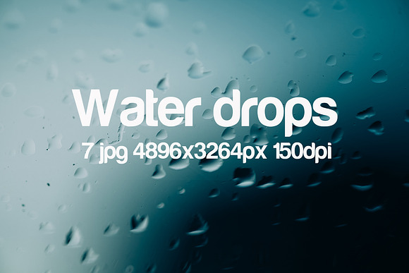 Water drops in Textures - product preview 4