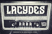 Lacydes Vintage Branding font
