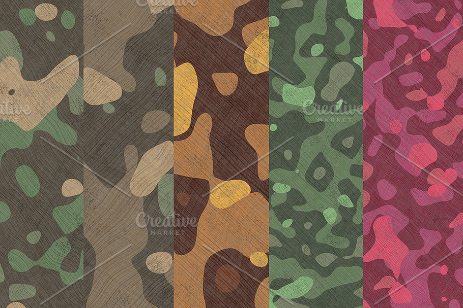 Camouflage textures 2 in Textures - product preview 8