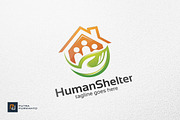 Human Shelter - Logo Template
