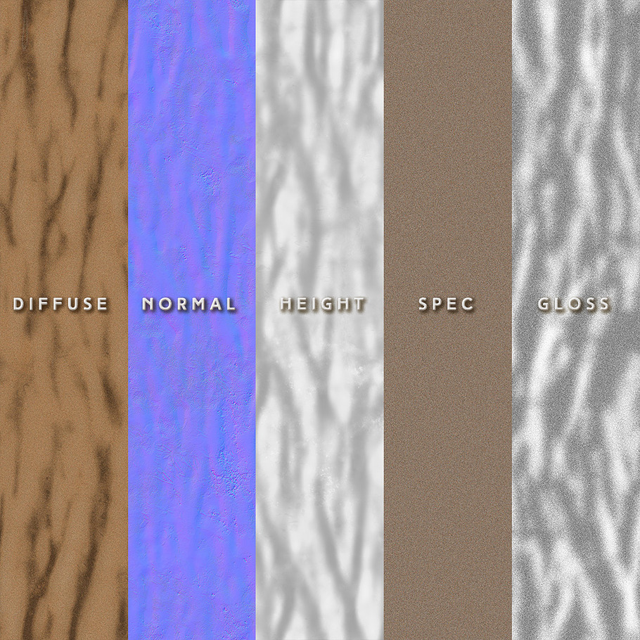 Wet Sand Pack (Tileable) in Organic - product preview 6