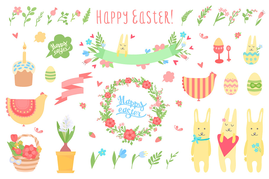 Easter Set + 8 spring patterns