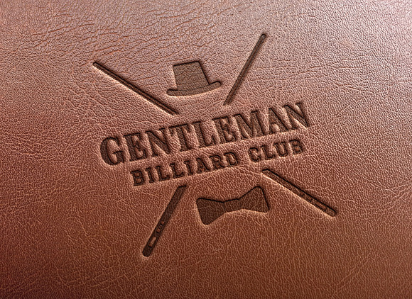 Set of vintage billiard logos in Logo Templates - product preview 3